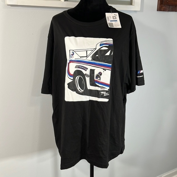 Puma BMW M Motorsport Statement Graphic Men's T-shirt 533322 Sz XL Cotton BNWT - Picture 1 of 6